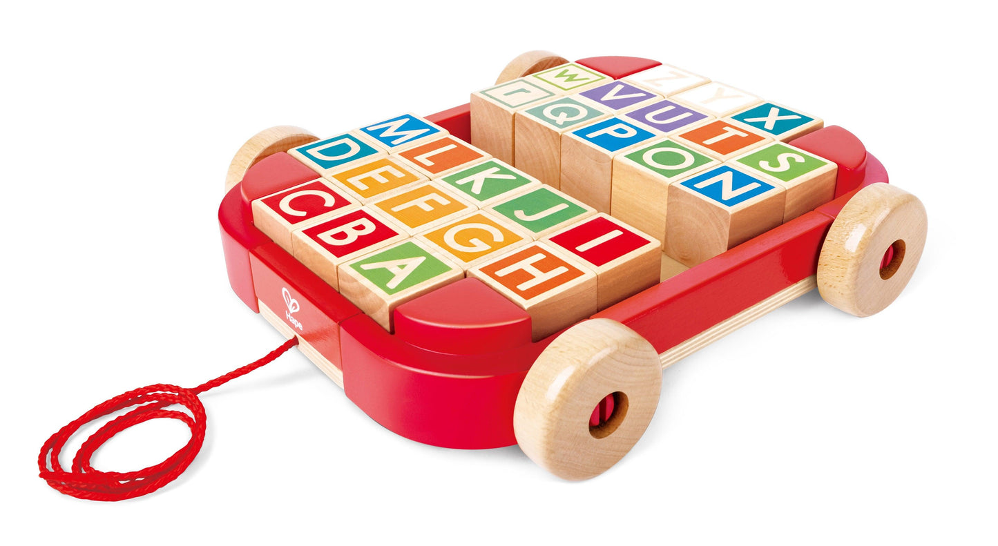 Carro de arrastre con bloques apilables