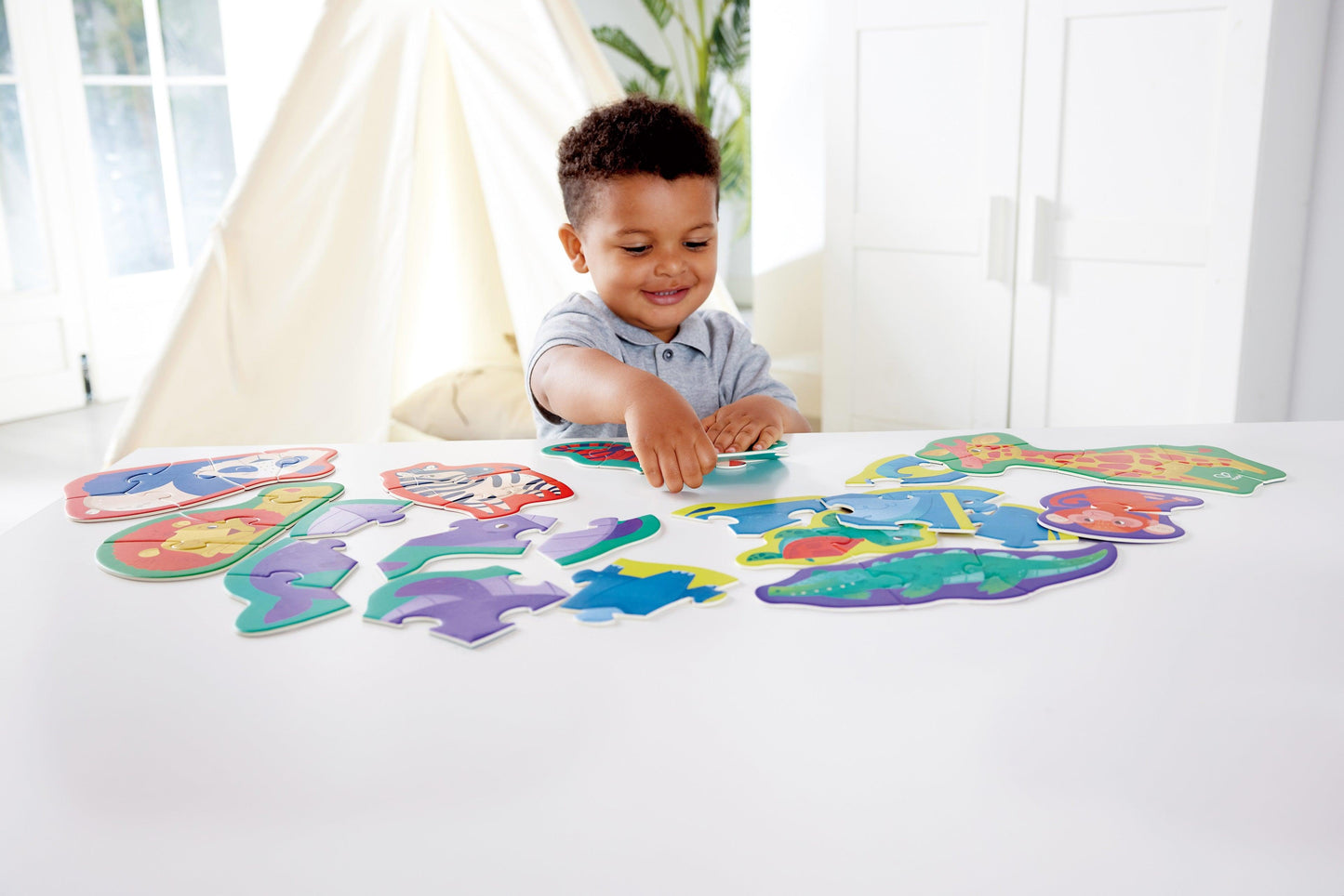 Rompecabezas de amigos de la jungla