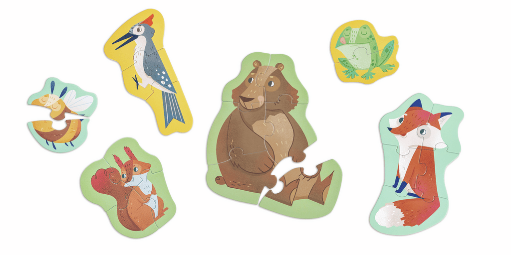 Rompecabezas de amigos del bosque