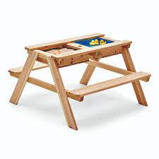 Mesa de Picnic y Arenero de Madera